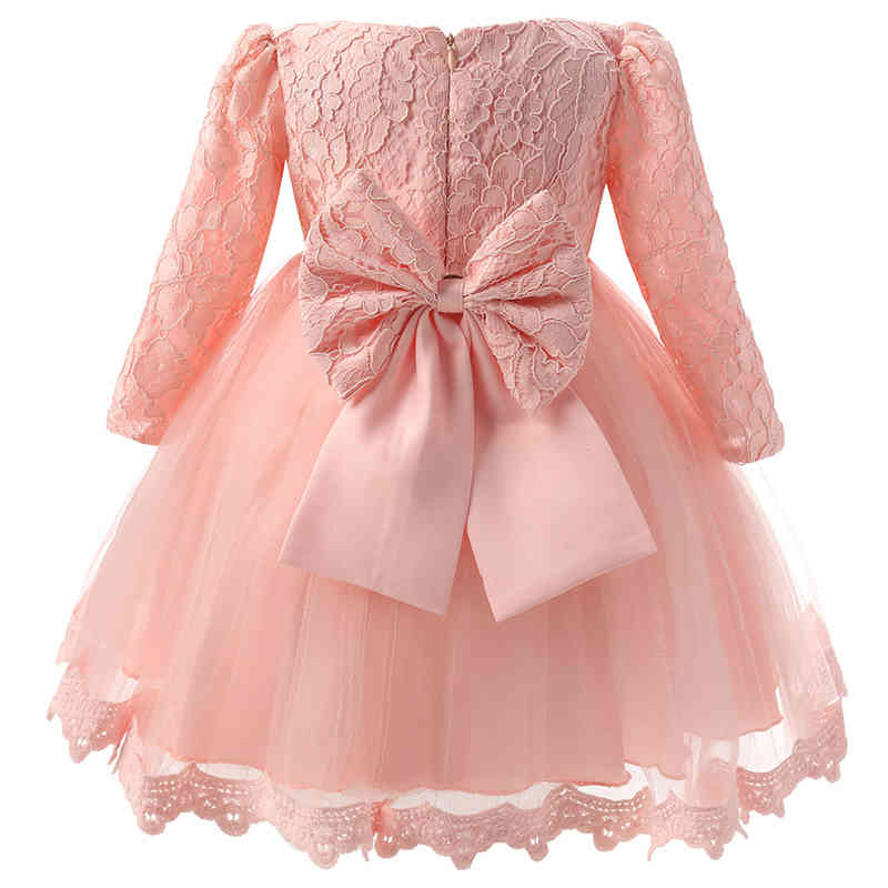 Girl&#039;s Dresses Fancy Lace Christening Gowns Dress For Toddler Girl Baby 1 Year Birthday Outfits Infant Party Princess Costume 1027