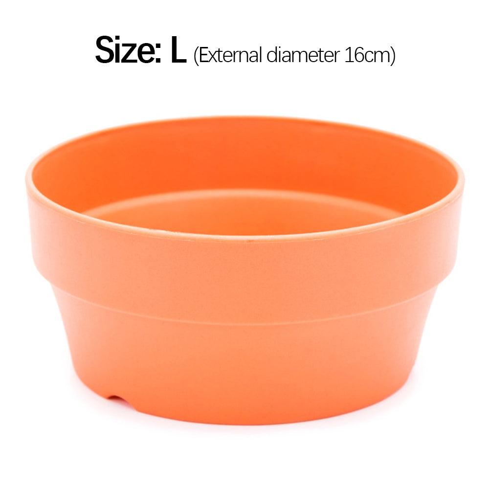 Imitation Terracotta Planter Plastic Planting Pot Cactus Plant Containers Indoor Garden Bonsai Pots with Drainage Hole