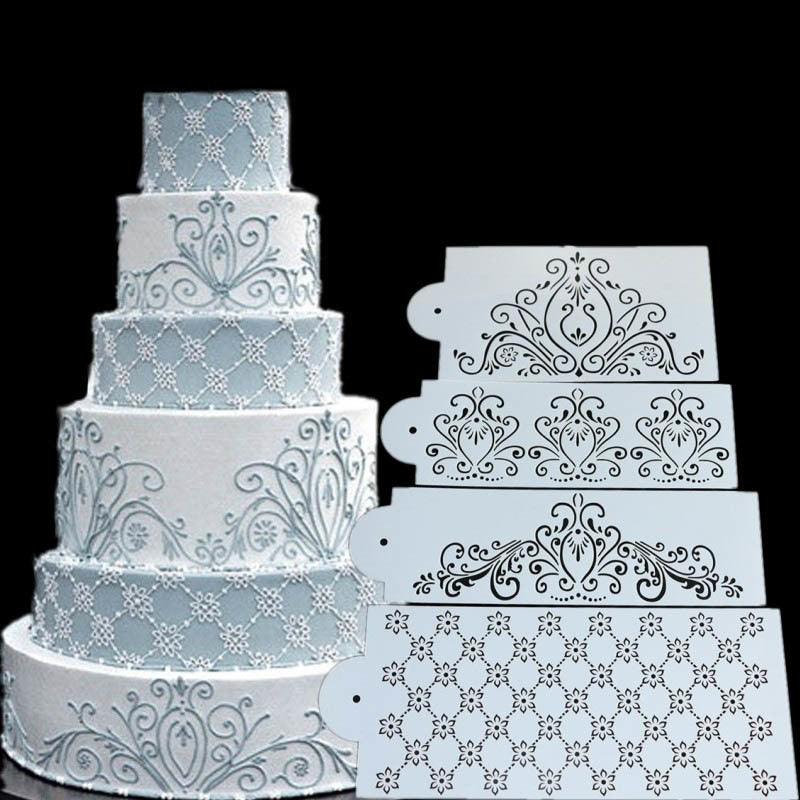 Birthday Cake Mold Kitchen Gadgets Party Wedding Decor Fondant Template Baking Accessories Cake Decoration Tools