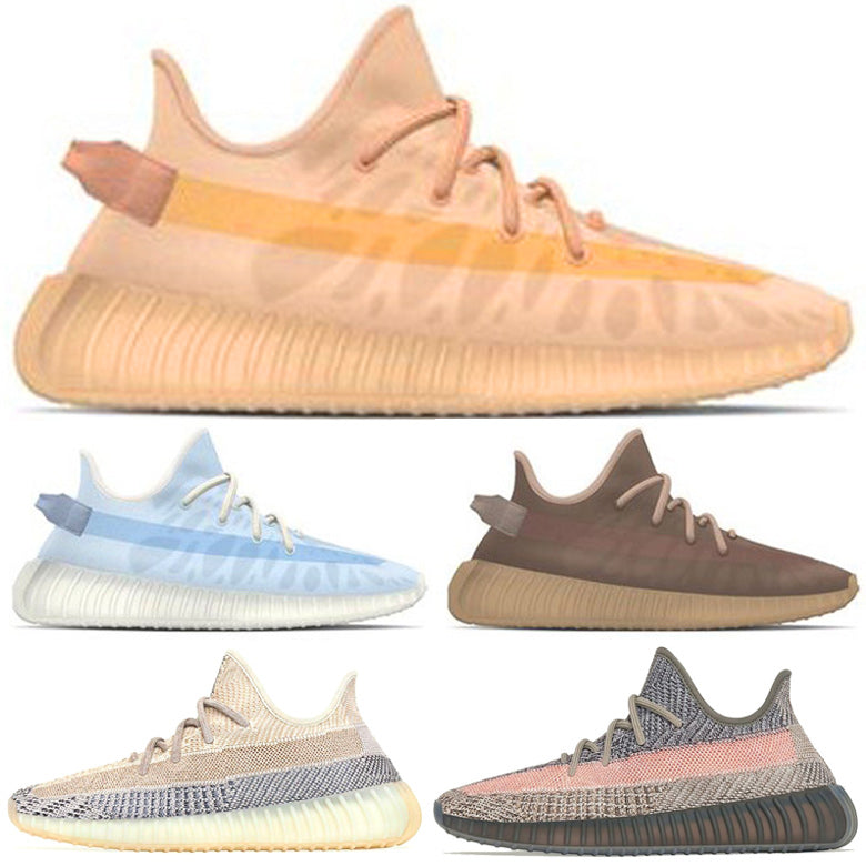 Shop Beluga Reflective Mono Ice Shoes Kanyes V2 Ash Stone Pearl Blue Sneakers Clay Bred Black Static Men MX Oat Rock Linen Yecheil