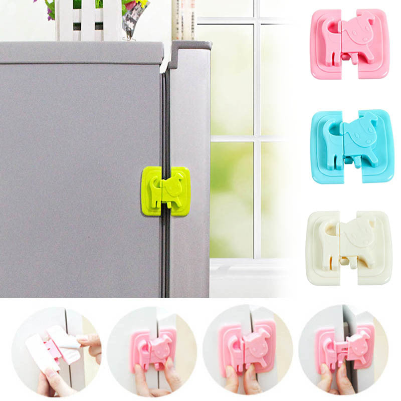 Portable Plastic Refrigerator Toilet Safety Lock Multifunction Child Baby Safety Locks Cabinet Door Accessories