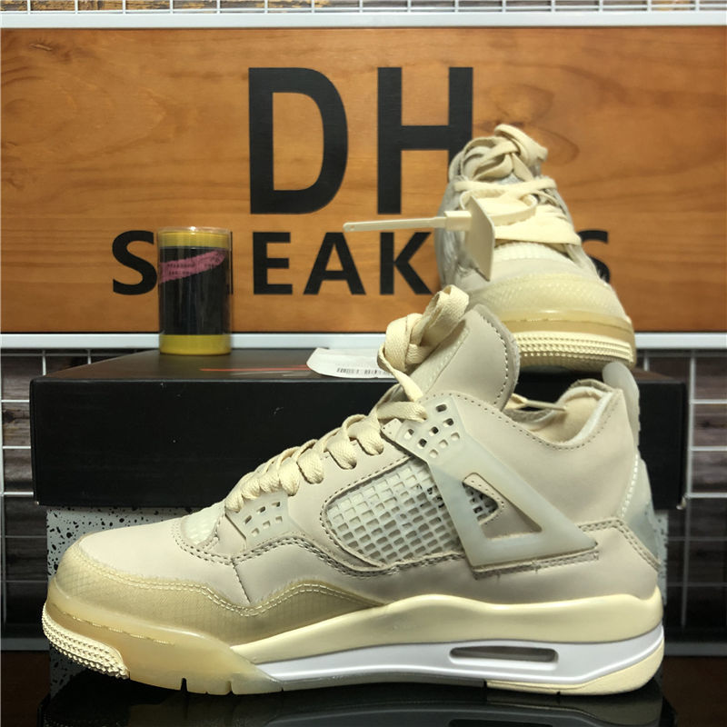 New arrival white x sail kaws mens jumpman 4 4s high basketball shoes rasta travis scotts purple se neon tour yellow outdoor womens SneakersO2W6