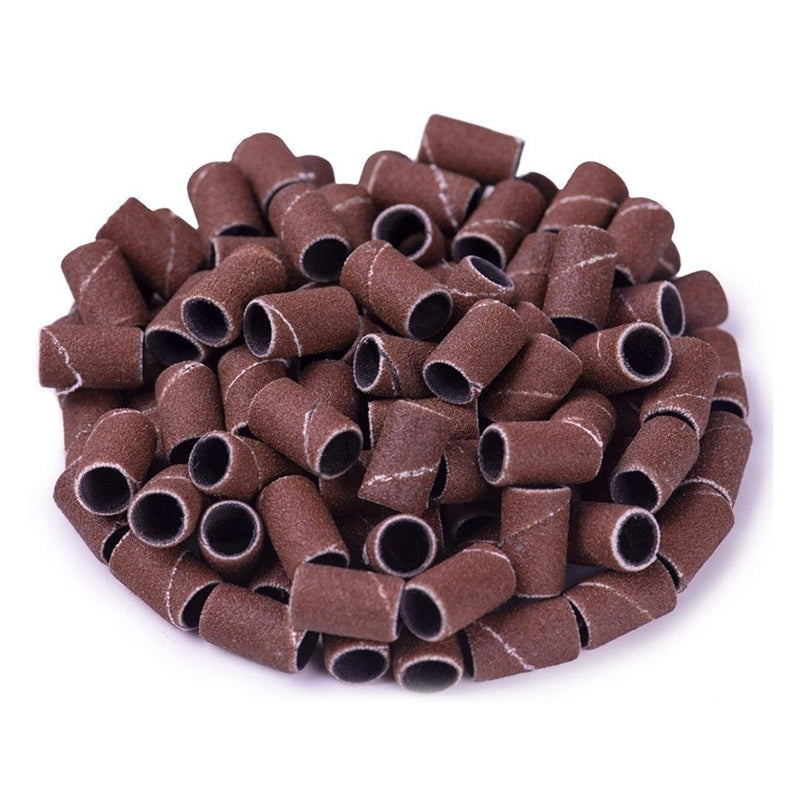 500Pcs Abrasive Belt Professional Manicure 180 Grain Electric File Sand Block Set