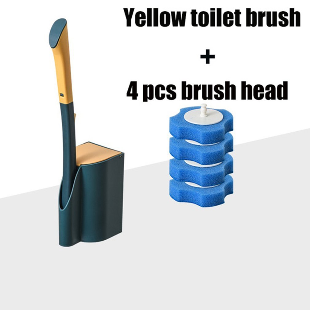 Toilet brush No Dead Corner Cleaning Tools Household long handle Cleaner Brush Bathroom Accessories Toilet