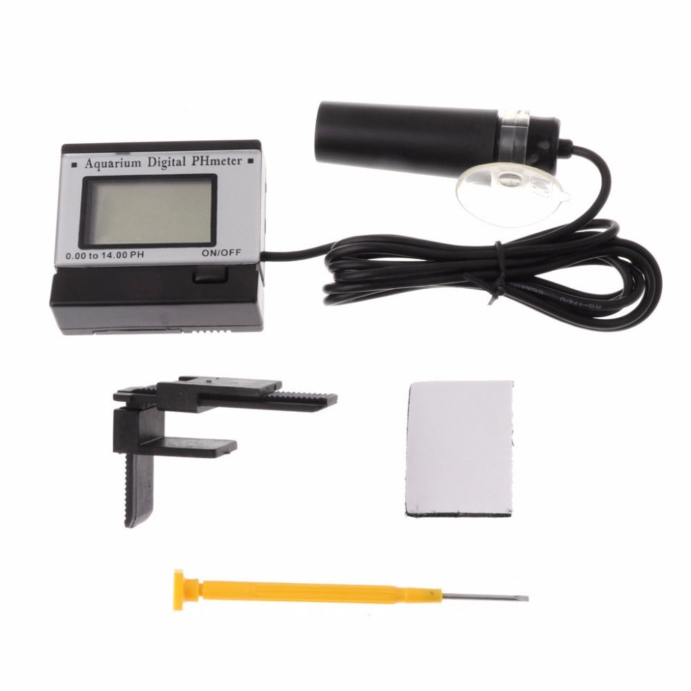 Mini Digital Ph Meter Monitors Hydroculture Aquarium Swimming Pool Spa 0.00 ~ 14.00 Test Tool
