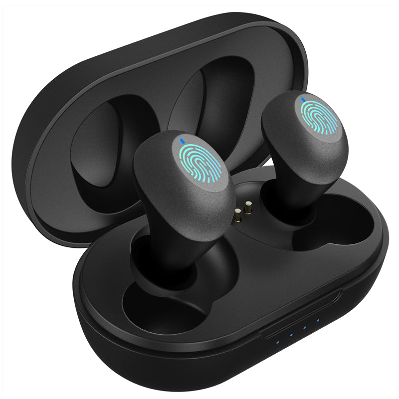 Wireless Earphones + Retail packaging B098S TWS Headphones HiFi Stereo LED Display Touch Control IPX7 Waterproof Earbuds with Type-C Charging Case f
