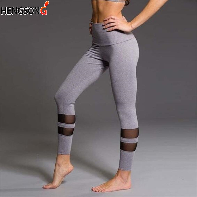 Women&#039;s Pants & Capris Women Casual Leggings Fitness Winter New Arrival Ladies Elastic Waist Mesh TLCB