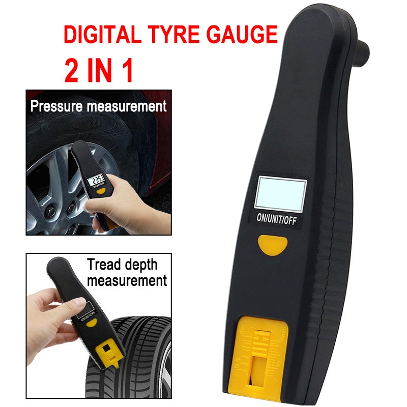 Tire pressure gauge 0-100 PSI Backlight High-precision digital tire pressure monitoring car tire