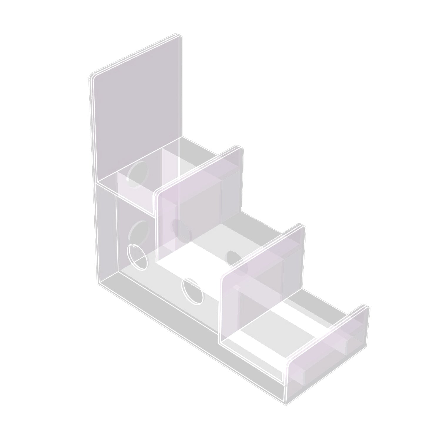 customized wallet purse display stand acrylic Mobile Phone Holder Makeup Cosmetic Glasses Lipstick Jewelry Nail Polish Rack