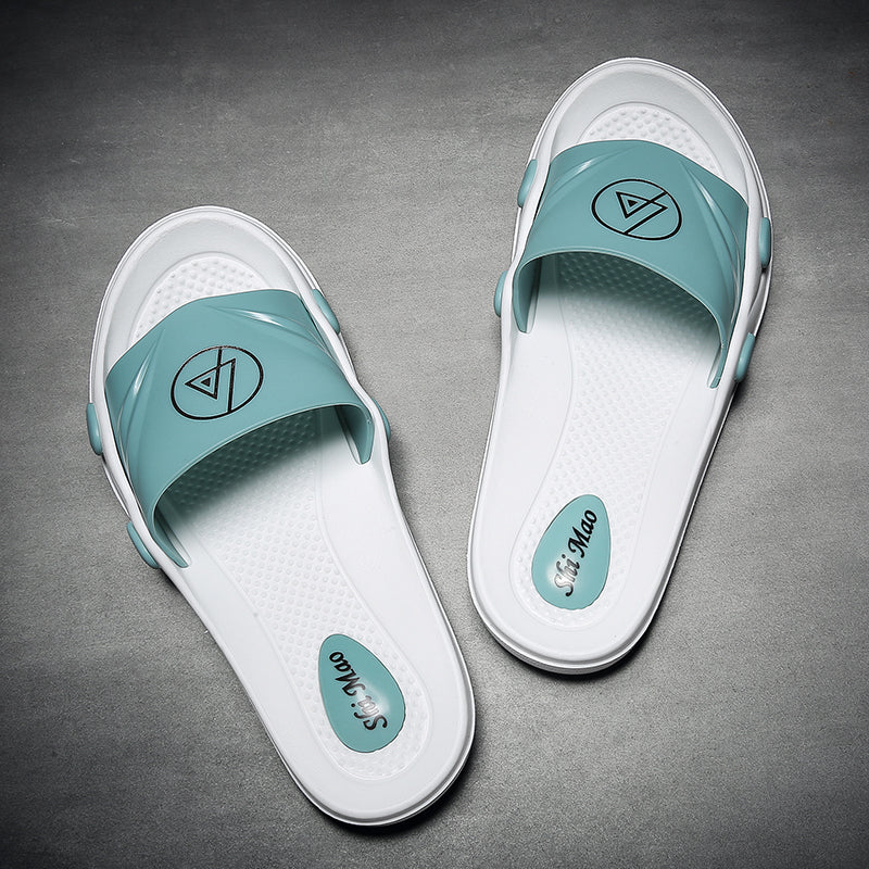 2021 EVA PVC Mens Slippers Youth Student Slides Black Grey White Silver Blue Orange Designers flip flops Size 40-45 Code: 96-1953