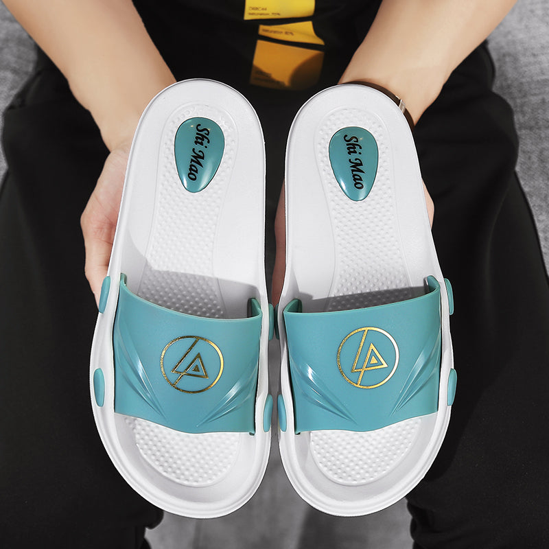 Black Grey Fashion Summer Mens Slippers Youth Students Slides White Race Blue Silver Orange Designers flip flops Size 40-45 Code: 96-1953