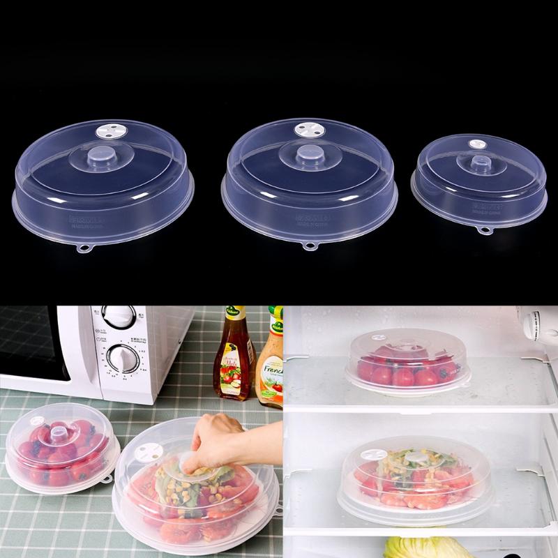 Dinnerware Sets Lid Microwave Oven Crisper Cap Refrigerator Dish Lids Plate Dustpoof Cover Kitchen Tool Plastic Sealing Storage