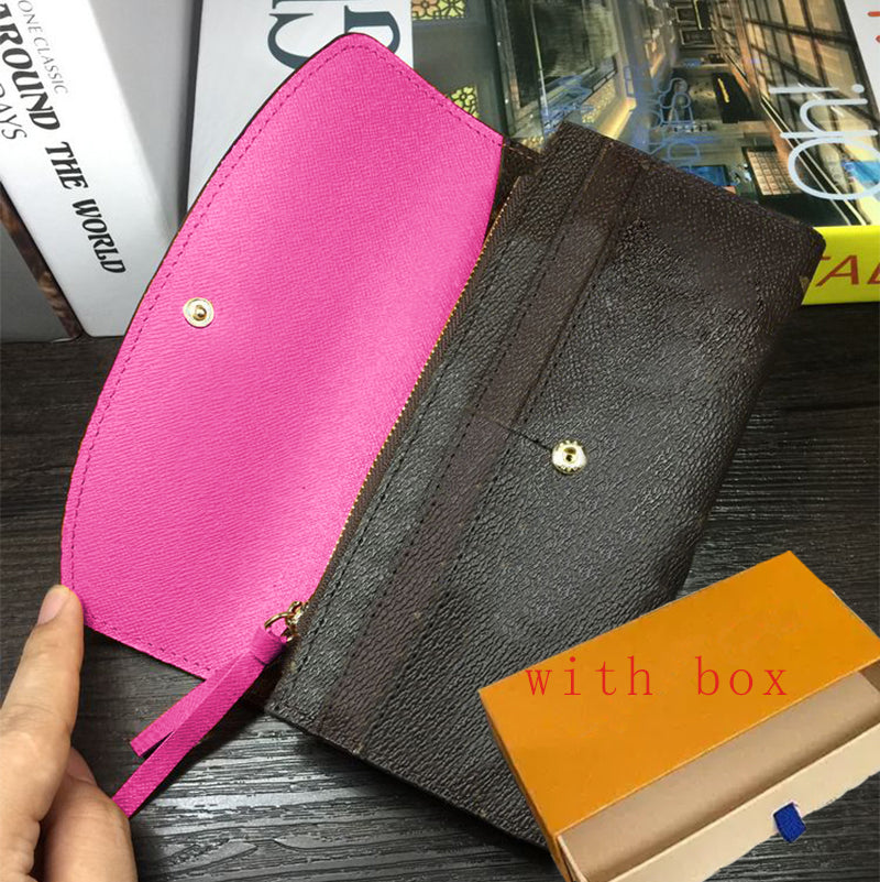 Luxurys Designers Bags High Quality women Wallet Long Purse for Woman Leather Wallets Brand Holders with Box ZZL2105171+box