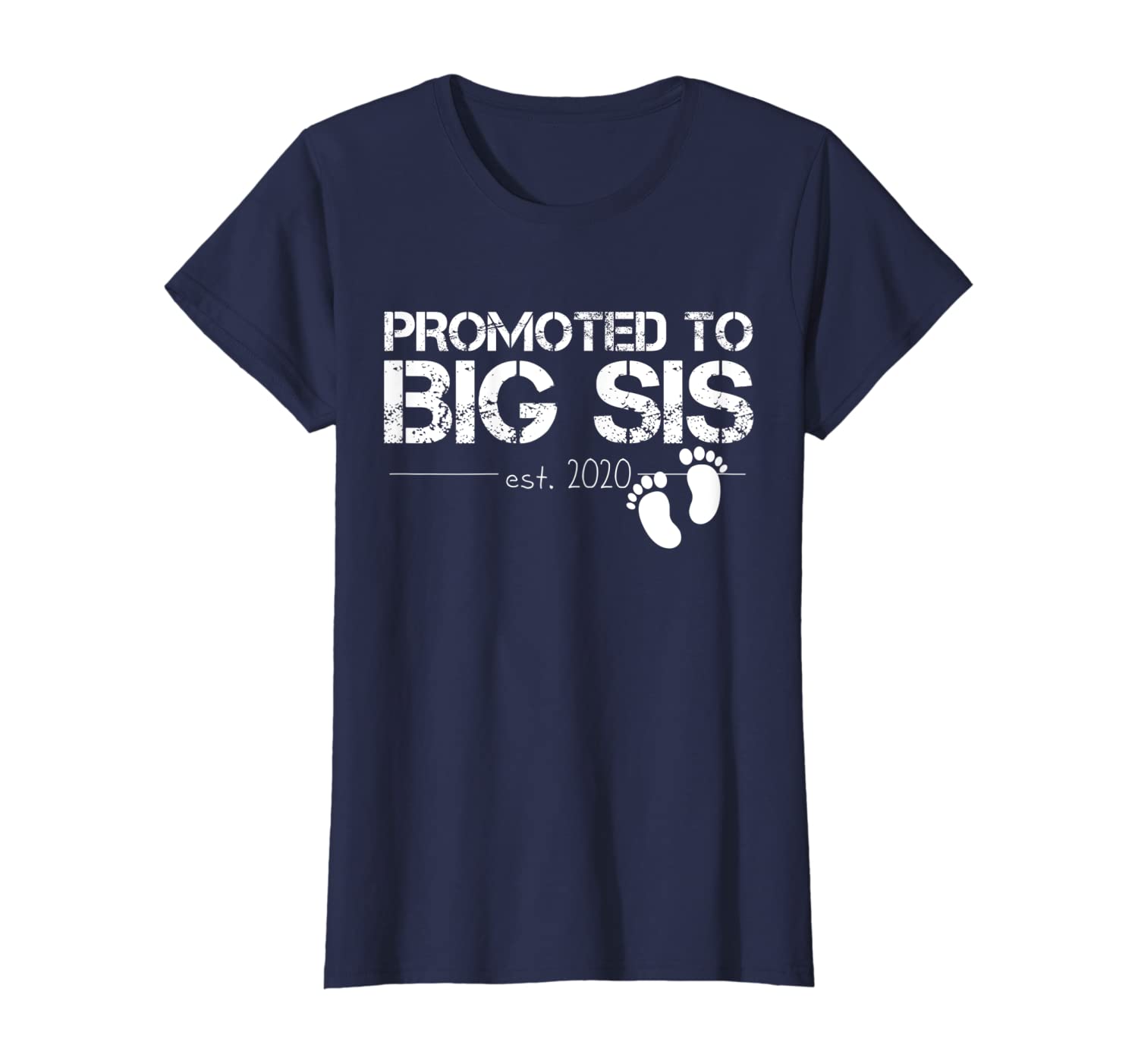 Promoted to Big Sister Shirt 2020 Sis Gift for Girl Women