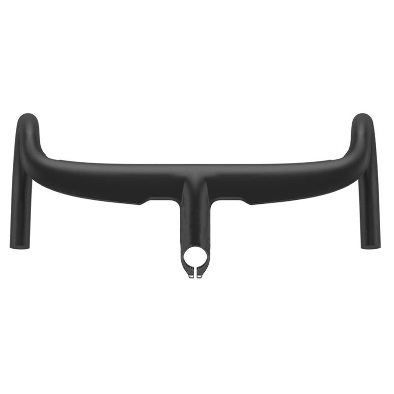 Bike Handlebars &Components 2021 ZNIINO Black Matte Full Carbon Fiber Integrated Road Bicycle Handlebar Handle Bent Bars With Stem 400-420-4