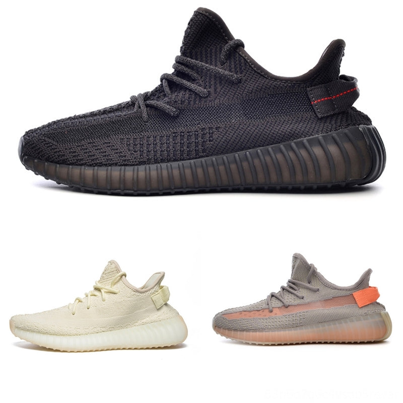 MAsjY With Box Men&#039;s Women&#039;s 350 Running Shoes 350 top quality Azael Alvah KanyeWest Azareth Srphym Kyanite Clay Brown Bright Blue