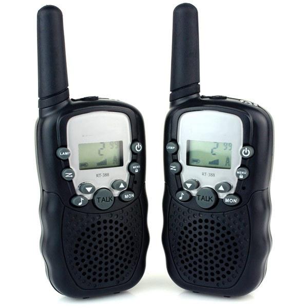Walkie Talkie TWO Set Children Phone Wireless Electronic Gadgets Battery Operated Radios Toy Child Educatianal