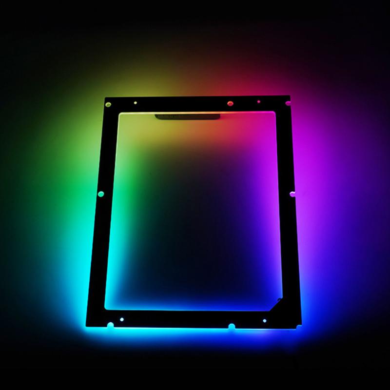 Fans & Coolings Desktop Computer Power Decorative ARGB Sync Cabinet Backplane Home Easy Install Mainboard Lighthouse Back Light 5V ATX Offic