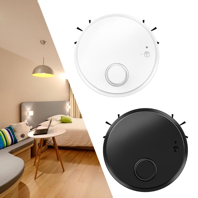 Vacuum Cleaners Cordless Automatic Robot Low Noise USB Charging Intelligent Floor Sweeping Dust Catcher Cleaning Edge Clean