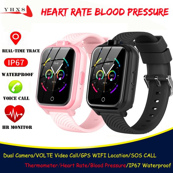 Smart 4G Video Call Watch Elderly Men Kid Student Heart Rate Blood Pressure Monitor GPS Trace Locate Camera SOS Phone Smartwatch