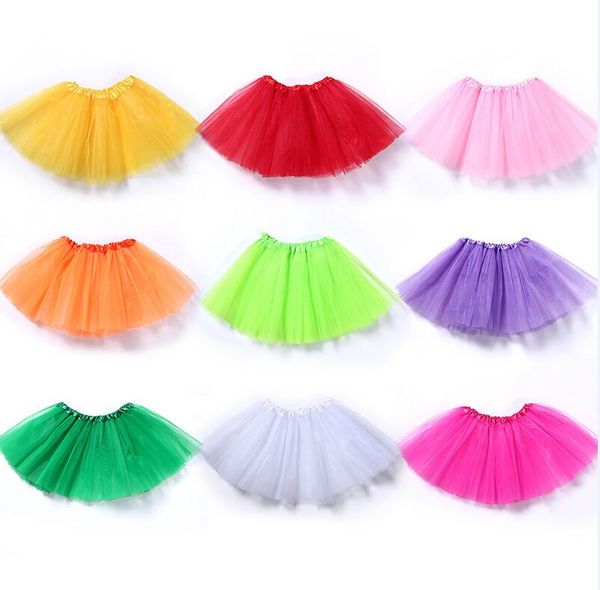 Little Girls&#039;Tutu Skirt Multipack Princess Three-Layered Tulle Ballet Skirts for Kids Z1845-09 50pcs