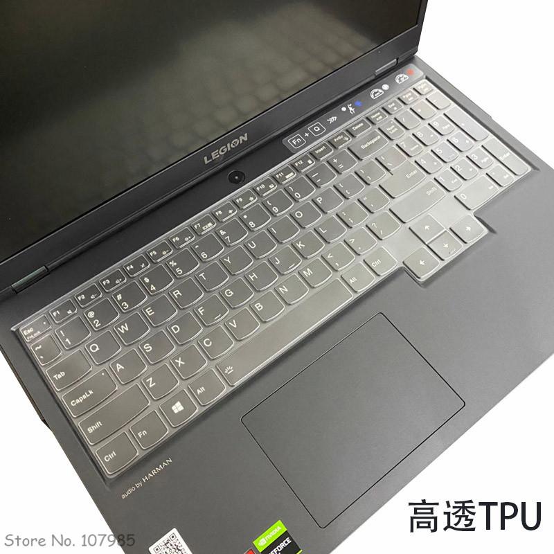 Keyboard Covers High Clear TPU Cover Protector Skin For LENOVO LEGION 5 PRO 16 Inch (16&quot;) AMD - 5i 2021 Gaming Laptop