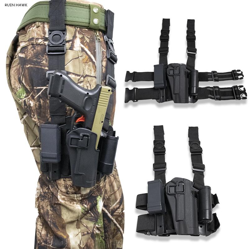 Bag Parts & Accessories Army Military HK USP Compact Hand Gun Belt - Leg Holster Tactical Paintball Pistol Hunting Case Thigh