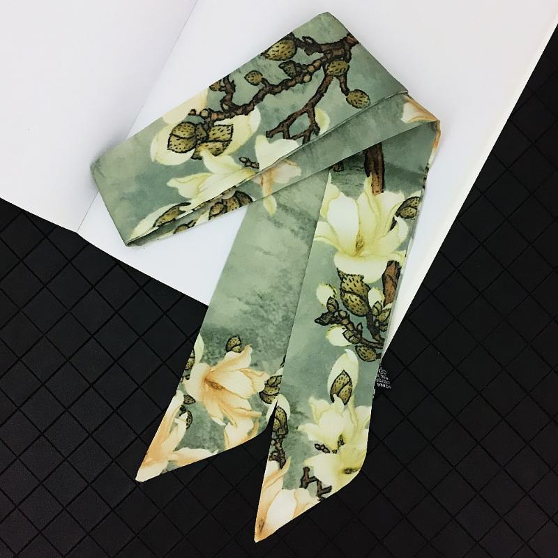 Scarves Scarf Small National Wind Flower Wild Family Headdress Hair Band Spring And Summer