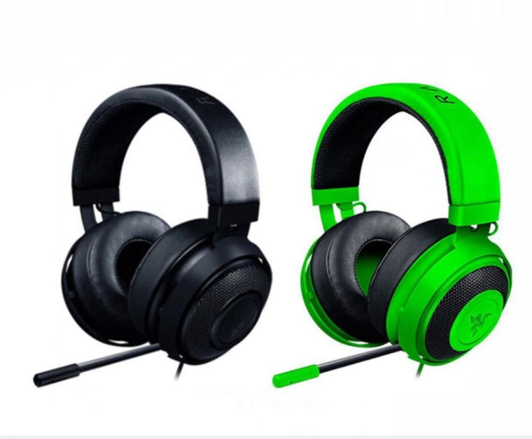 Kraken Pro V2 Wired Head-Mounted Gaming Headset 3.5mm Wired Lightweight Gaming Headset Laptop PS4 Player with Microphone
