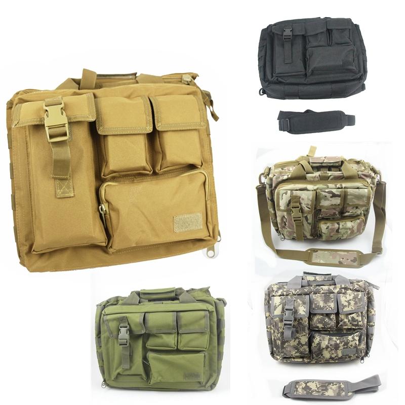 Outdoor Bags 15&quot; Laptop Bag Sport Camping Hiking Trekking Molle Military Tactical Shoulder