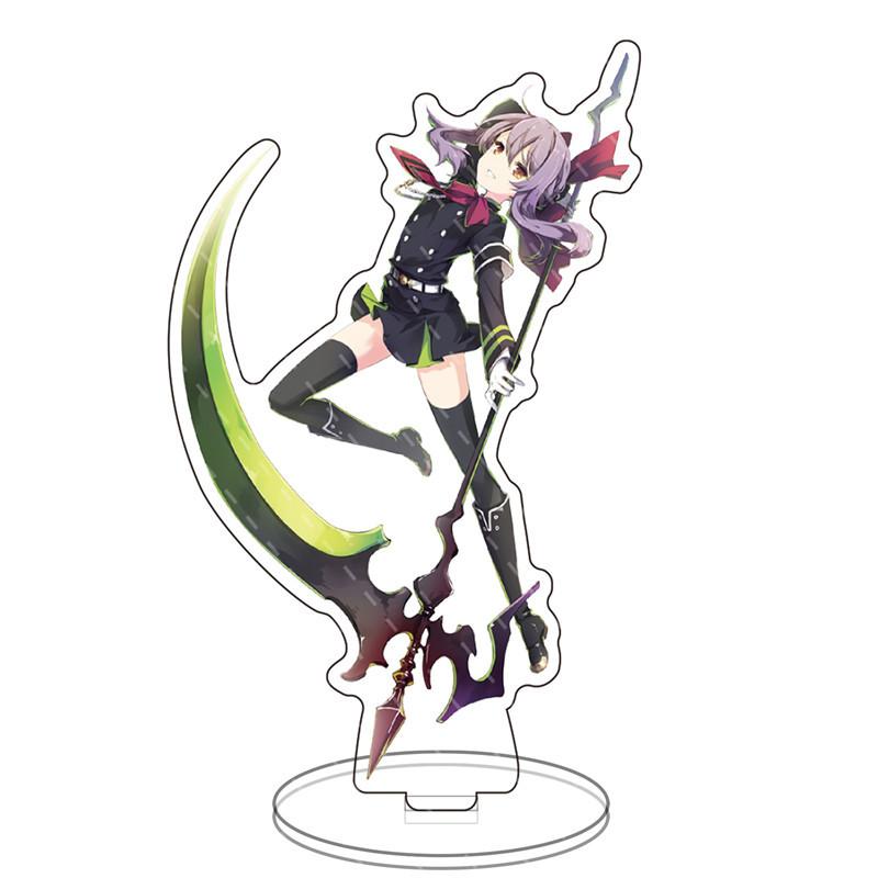 Keychains Japan Anime Seraph Of The End Key Chain Acrylic Stand Figure Model Fashion Desk Decorated Keyring Gift For Woman Man