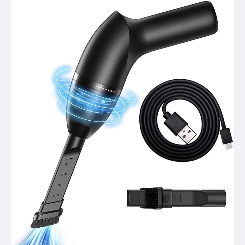 Vacuum Cleaners 4.3Kpa Powerful Vacuum: Cordless Rechargeable USB Computer Keyboard Cleaner For Cleaning Dust, Hairs, Crumbs, Piano