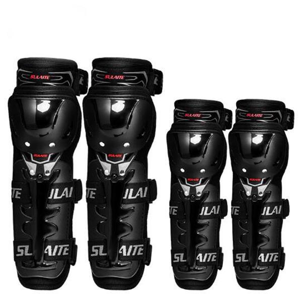 Summer motorcycle riding armor leggings, four seasons protection, breathable knee pads, elbow pad, windshield rider equipment