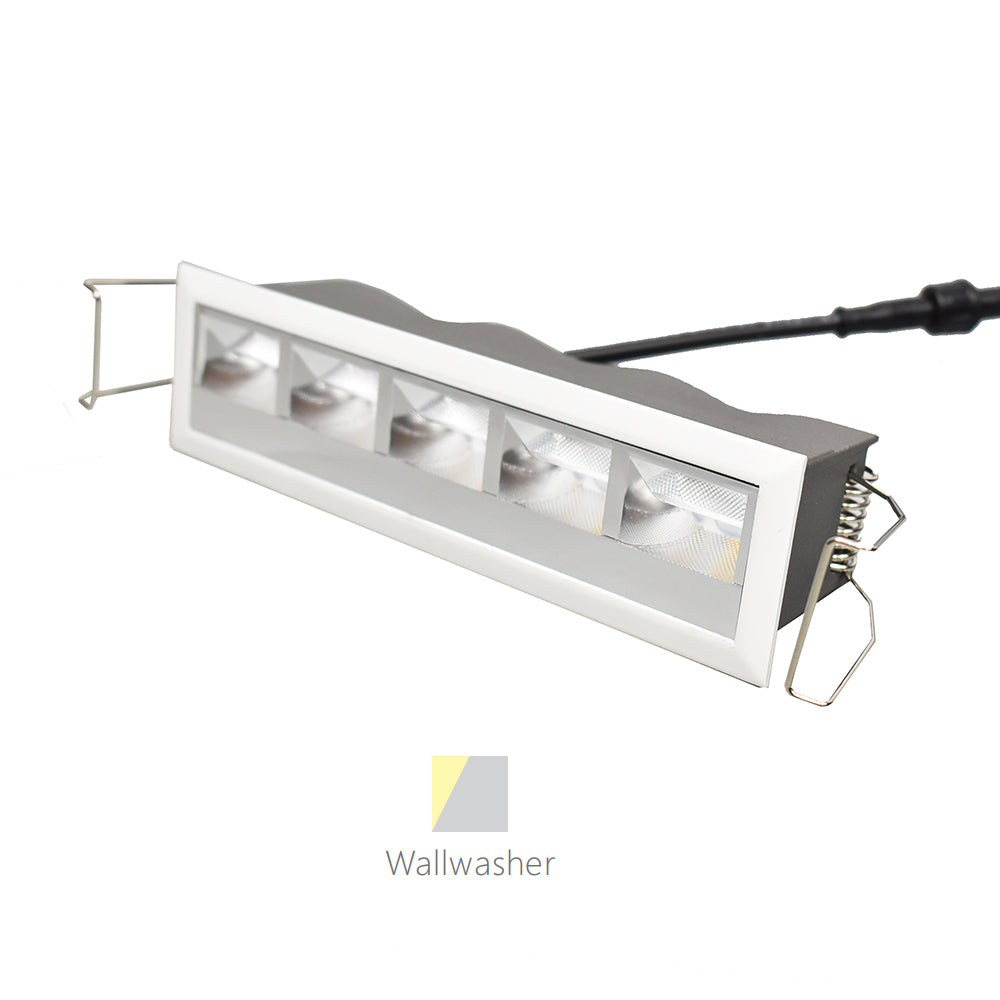 Wave Body Indoor Home Lamp New Wall Washer Down Light LED for Show Rooml Lighting 3W 6W 12W 24W Linear Recessed Ceiling Fixture