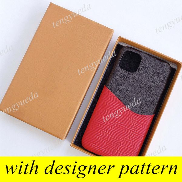 Fashion Designer Phone Cases for iPhone 15 15pro 14 14pro 14max 13 13pro 12 11 pro max Xs XR Xsmax Leather Card Holder Cellphone Cover with