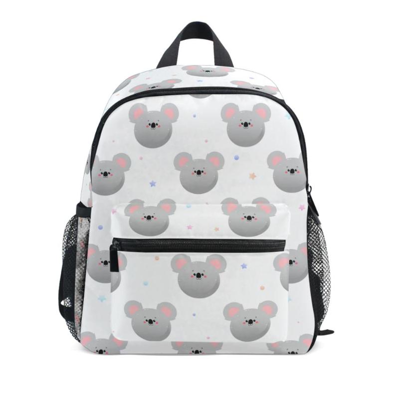 School Bags 2021 Cute Small Children For Boys Orthopedic Koala Bear Printing Backpacks Anti-shedding Schoolbags Kids