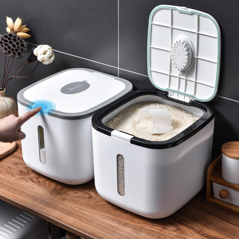 Grains Rice Barrel Insect Proof And Moisture Sealed Box Flour Food Storage Containers Tank Kitchen