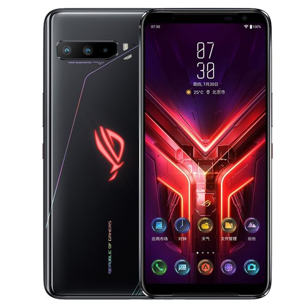 Original ASUS ROG 3 5G Mobile Phone Gaming 12GB RAM 128GB 256GB 512GB ROM Snapdragon 865 Plus Android 6.59 inch AMOLED Full Screen 64MP 6000