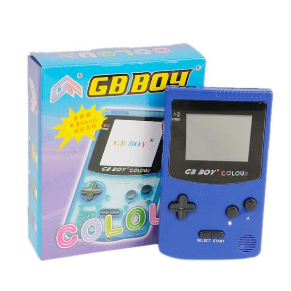 Portable Game Players Suitable For Gb Boys Color Handheld Console 2.7 Inch Classic With Backlight 66 Built-In Games