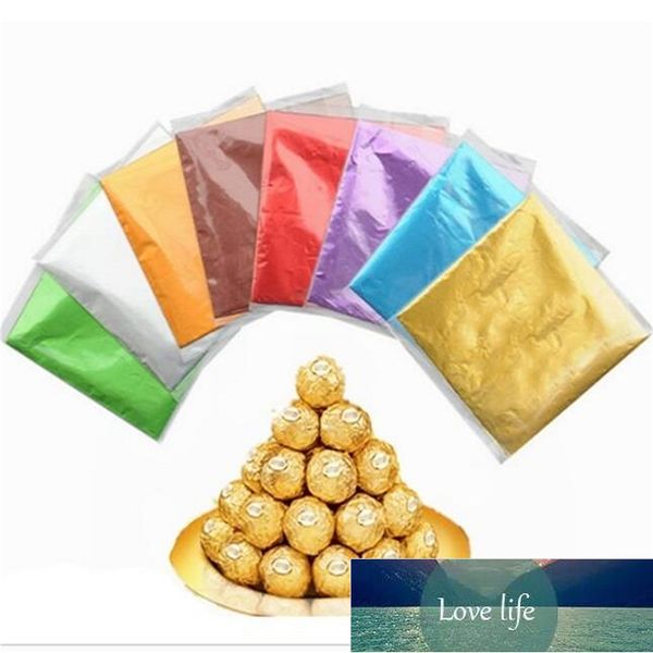 Party Decoration 100 Pcs-lot Confectionary Square Sweets Candy Package Paper Sheets Chocolate Lolly Foil Wrappers