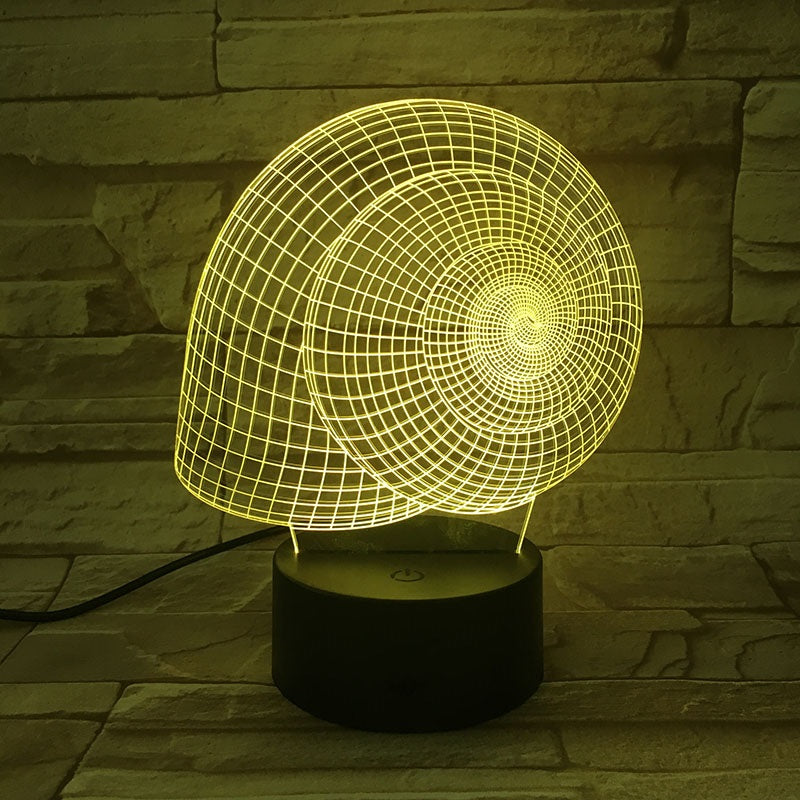 Decorative Nightlight Acrylic Snail Night Light LED Baby Room 3D Desk Lamp Birthday Party Atmosphere Decor Kids Gift APP Control
