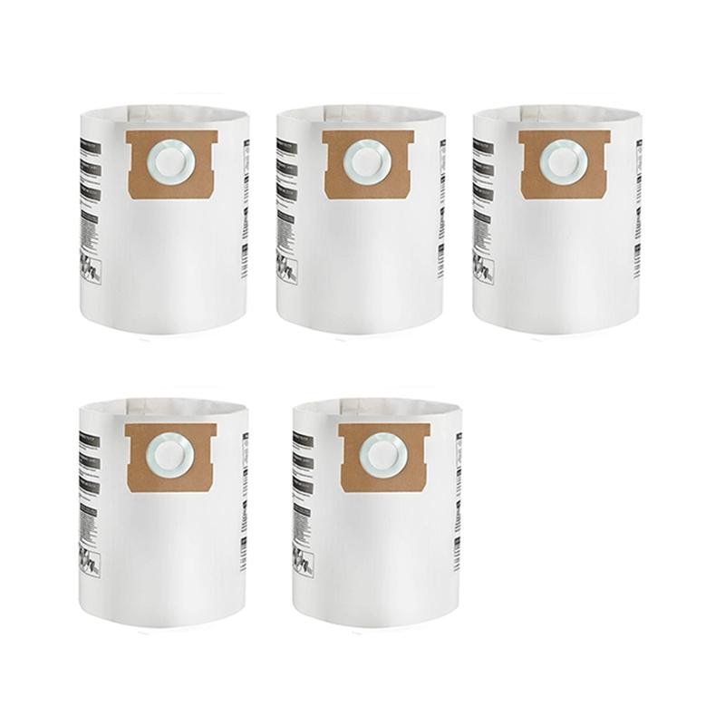 Vacuum Cleaners Promotion!5 Pack Disposable Collection Filter Bags Compatible For Shop-Vac 9066200 10-14 Gallon Type F + I