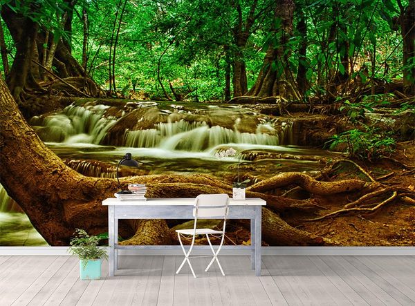 2021 Custom Home Decor European Style Wallpaper For Living Room And Bedroom landscape Decoration