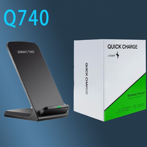 10W Wireless Charger QI Standard Holder Fast Charging Dock Station Phone Chargers For iPhone 12 SE2 X XS MAX XR 11 Pro 8 Samsung S21 S20 S10