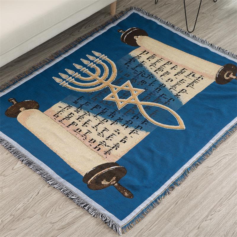 Scarves Israel Prayer Blanket Carpet Tapestry Sofa Knit Throw Towel Christian Gift Living Room Bed Jewish Mat Judaism