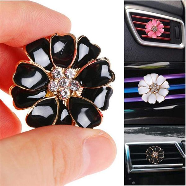 Hot Sell Car Perfume Clip Home Essential Oil Diffuser For Car Outlet Locket Clips Flower Auto Air Freshener Conditioning Vent Clip DH2038