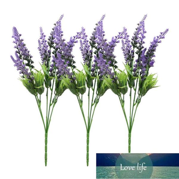 Decorative Flowers & Wreaths 4 Fork Emulation Romantic Bouquet Of Lavender Flower Arrangements, Wedding Road Lead Home Party Christ Factory