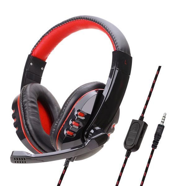 Wired Gaming Headphones Gamer Headset with Microphone for Computer Laptop PS4 Cell Phone