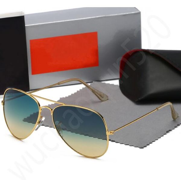 20PCS Brand Design Eyewear Luxury Fashion Outdoors Glasses Men Women Pilot UV400 Beach Sunglasses Classic Driver Eyeglasses Metal Frame Lens