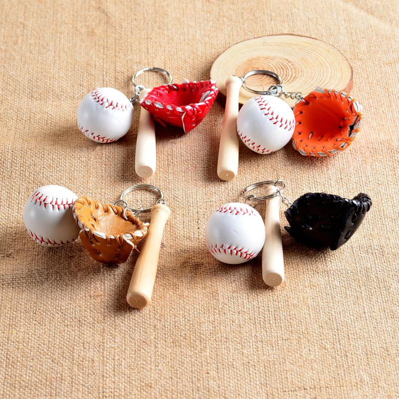Keychains Promotional Gifts Simulation Baseball Key Chain A Variety Of Gift Buckle Spot Wholesale